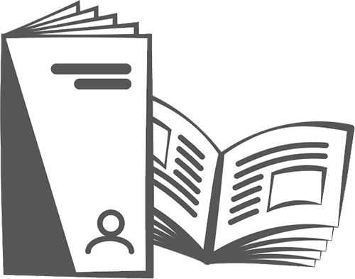 Broschüren Magazine Print